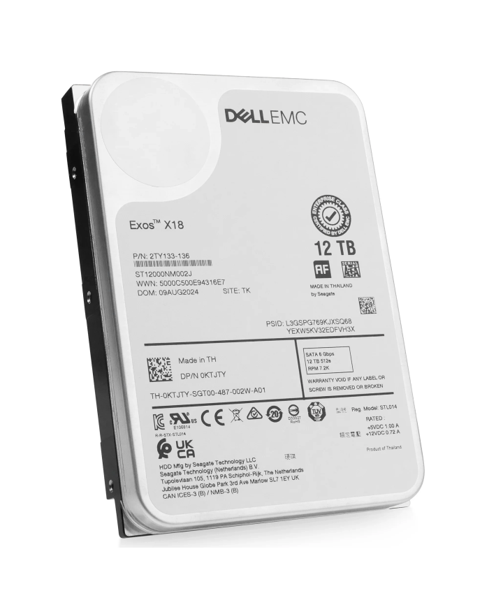 DELL EMC Exos X18 - 12TB - PC GAMER CASA