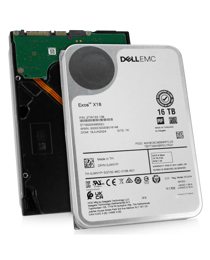 Dell EMC Exos X18 16TB -  HDD Enterprise