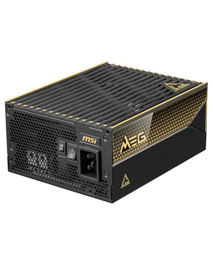 MSI MEG Ai1600T PSU ATX 3.1 PCIe 5.1 1600W Titanium