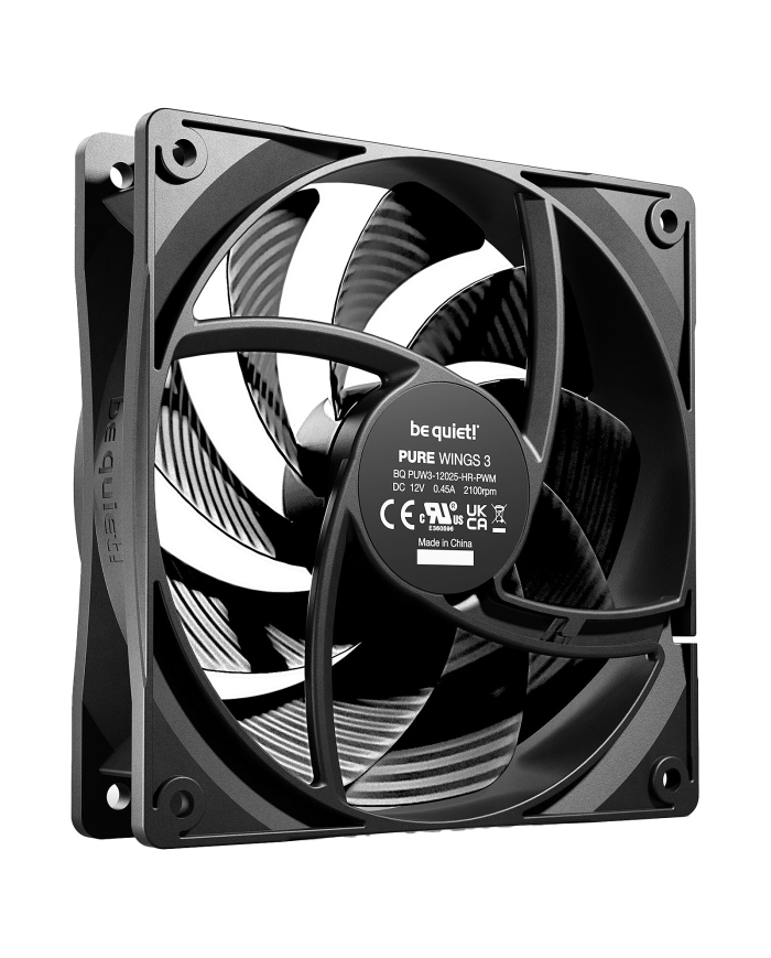 be quiet! Pure Wings 3 120mm PWM - Refroidissement Silencieux & Efficace