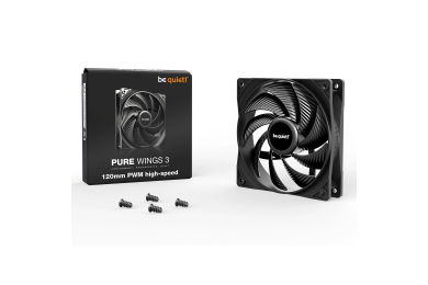 be quiet! Pure Wings 3 120mm PWM - Refroidissement Silencieux & Efficace