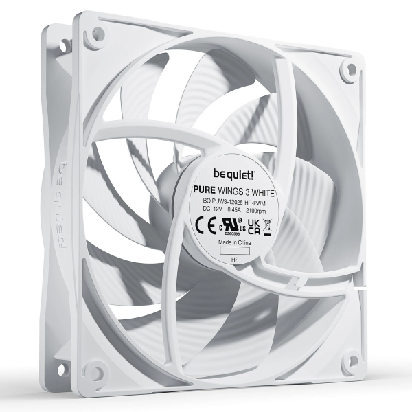 be quiet! Pure Wings 3 120mm PWM High Speed White - Pc Gamer Casa