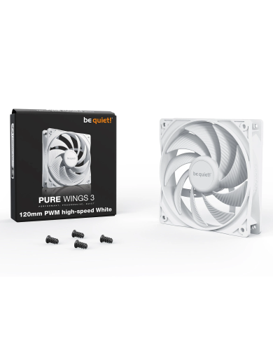 be quiet! Pure Wings 3 120mm PWM High Speed White - Pc Gamer Casa