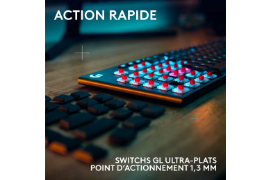 Logitech G G915 X LIGHTSPEED - Clavier Gamer Méca Low-Profile Tactile