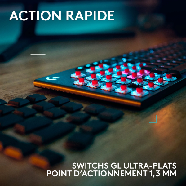 Logitech G G915 X LIGHTSPEED - Clavier Gamer Méca Low-Profile Tactile