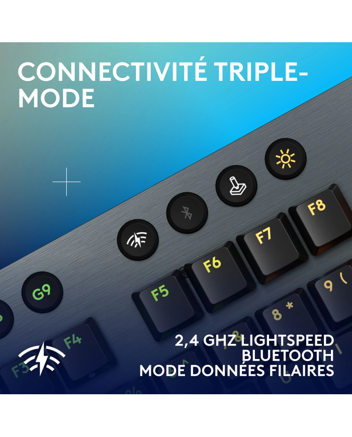 Logitech G G915 X LIGHTSPEED - Clavier Gamer Méca Low-Profile Tactile