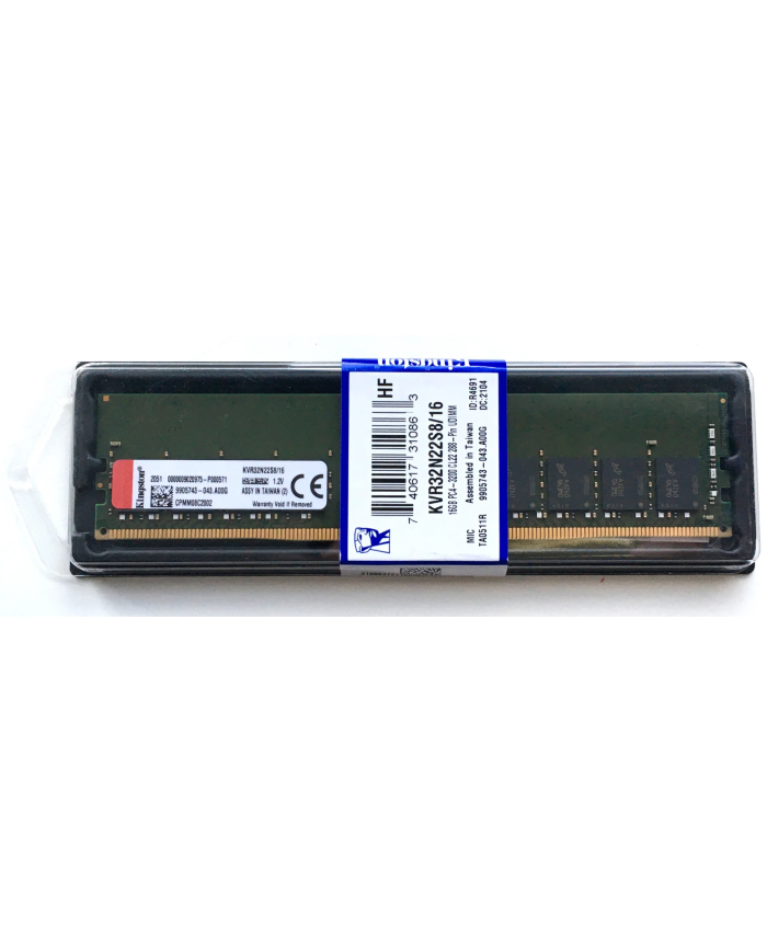 Kingston 8GB DDR4 3200MHz CL22 - Améliorez vos performances PC