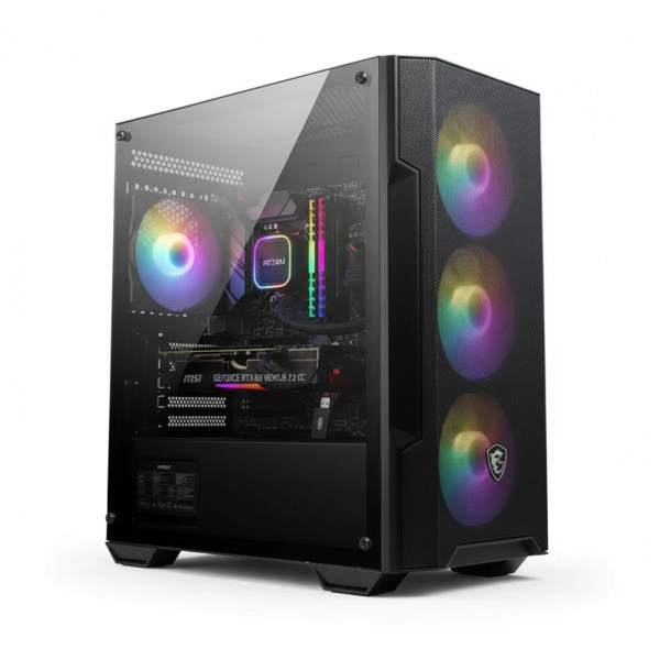PC Gamer CASA- Ryzen 5 5500/RTX 3060 8GB/16GB DDR4/1 SSD