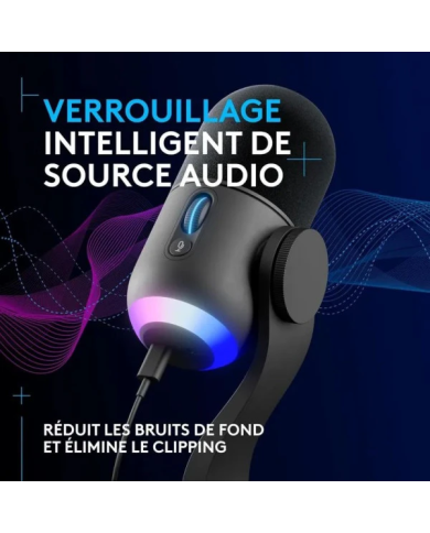 Pack Streaming Logitech Yeti GX - Microphone
