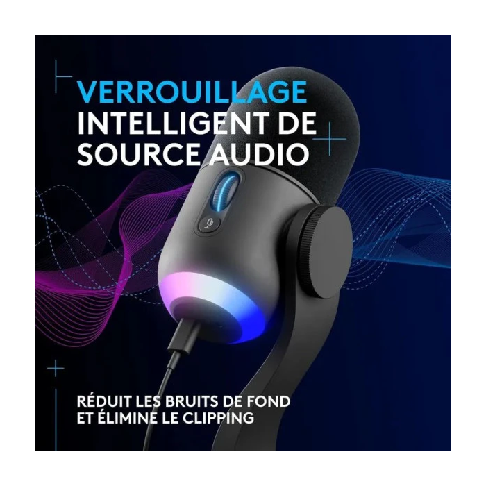 Pack Streaming Logitech Yeti GX - Microphone