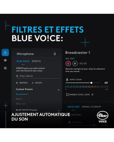 Pack Streaming Logitech Yeti GX - Microphone