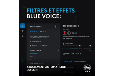 Pack Streaming Logitech Yeti GX - Microphone