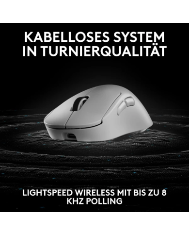 Logitech G Pro X Superlight 2 Lightspeed DEX White - 32K DPI - 60g - Sans-fil