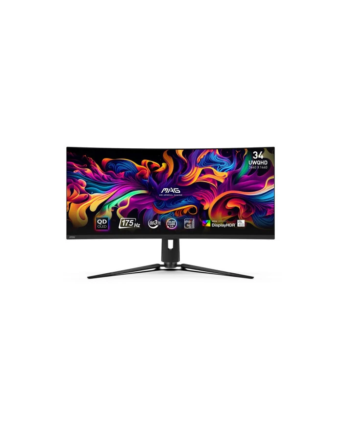 MSI MAG 341CQP QD-OLED - 34" UWQHD - 175Hz - 0.03ms - Incurvé