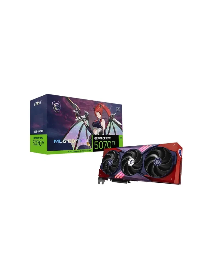 MSI GeForce RTX 5070 Ti 16G MLG EDITION OC - 16 Go GDDR7 - DLSS 4
