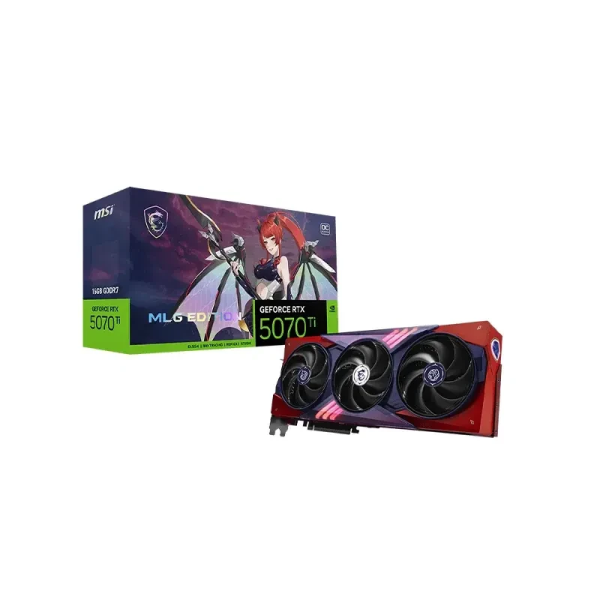 MSI GeForce RTX 5070 Ti 16G MLG EDITION OC - 16 Go GDDR7 - DLSS 4