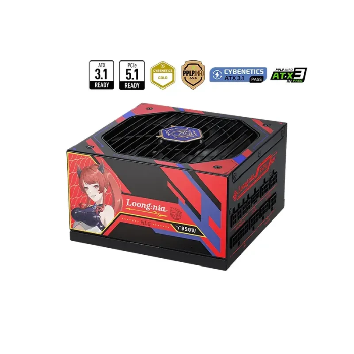 MSI A850GLS MLG EDITION - 850W - 80+ Gold - Full Modulaire