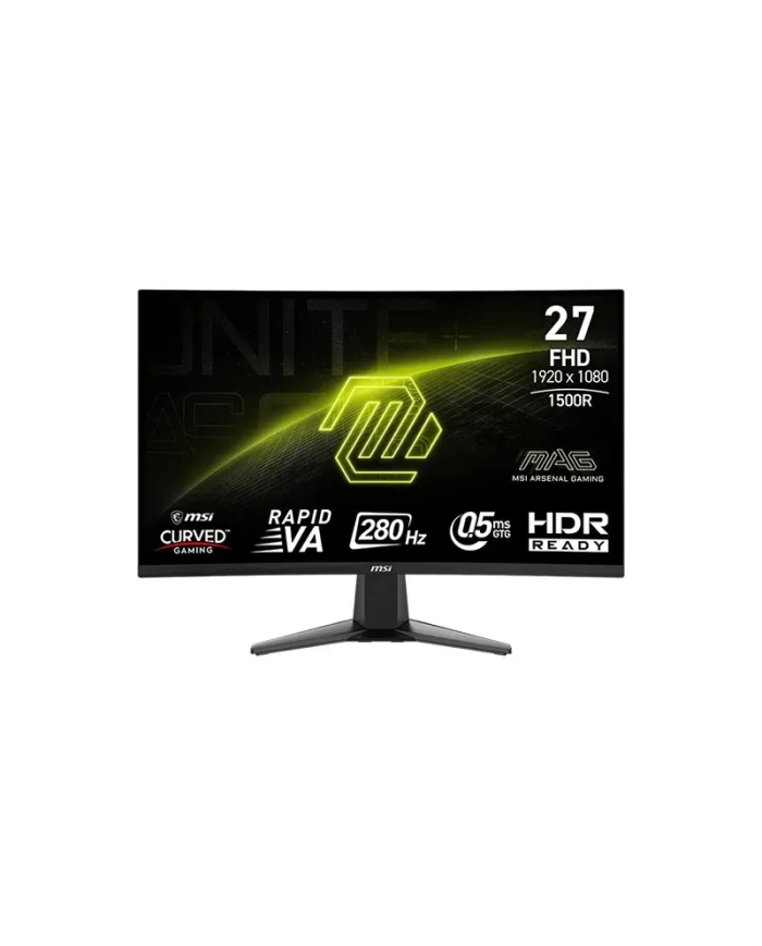 MSI MAG 276CXF - 27" Incurvé - Fast VA - 280Hz - 0.5ms
