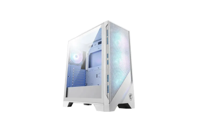 MSI MAG FORGE 320R AIRFLOW Blanc - Boîtier Moyen Tour - 4 Ventilateurs ARGB