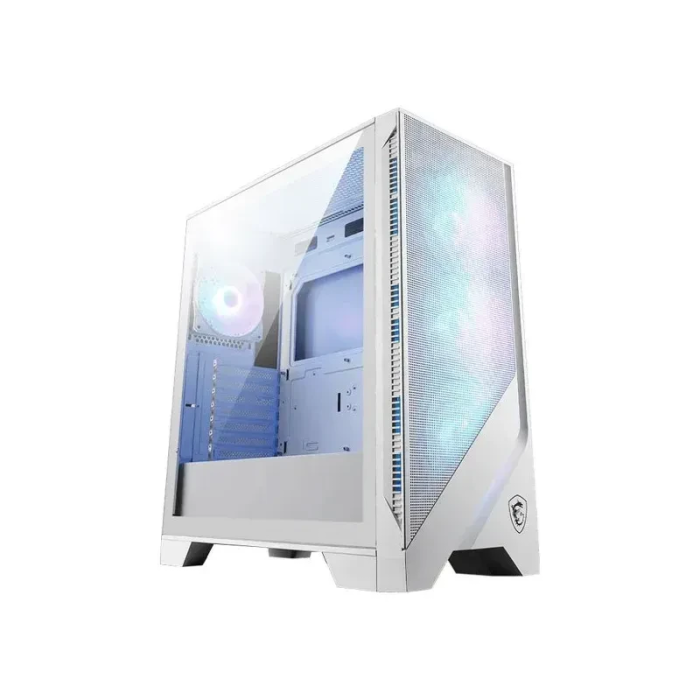 MSI MAG FORGE 320R AIRFLOW Blanc - Boîtier Moyen Tour - 4 Ventilateurs ARGB