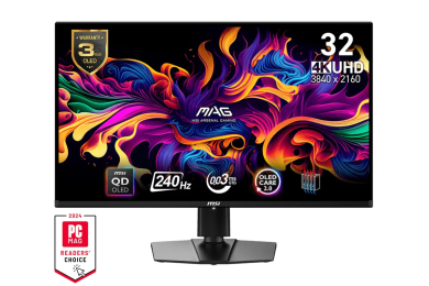 MSI MAG 321UPX QD-OLED - UHD 4K - 240Hz - 0.03ms - Quantum Dot