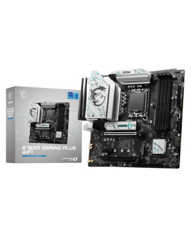 MSI B760M GAMING PLUS WIFI - Socket 1700 - DDR5 - Wi-Fi 6E
