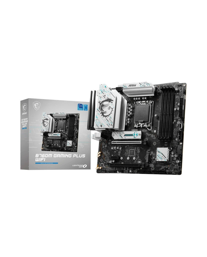 MSI B760M GAMING PLUS WIFI - Socket 1700 - DDR5 - Wi-Fi 6E