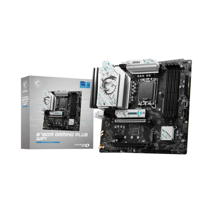 MSI B760M GAMING PLUS WIFI - Socket 1700 - DDR5 - Wi-Fi 6E