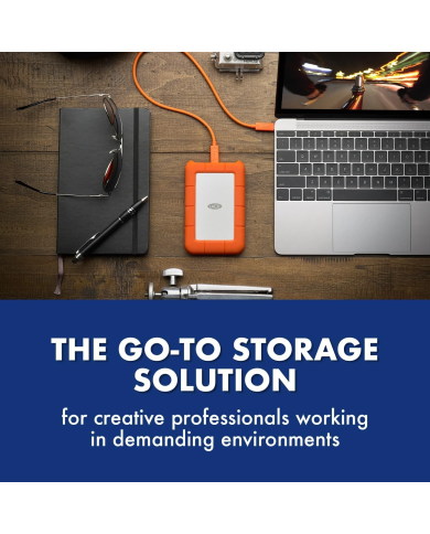 LaCie Rugged USB-C 2TB - HDD Externe Portable