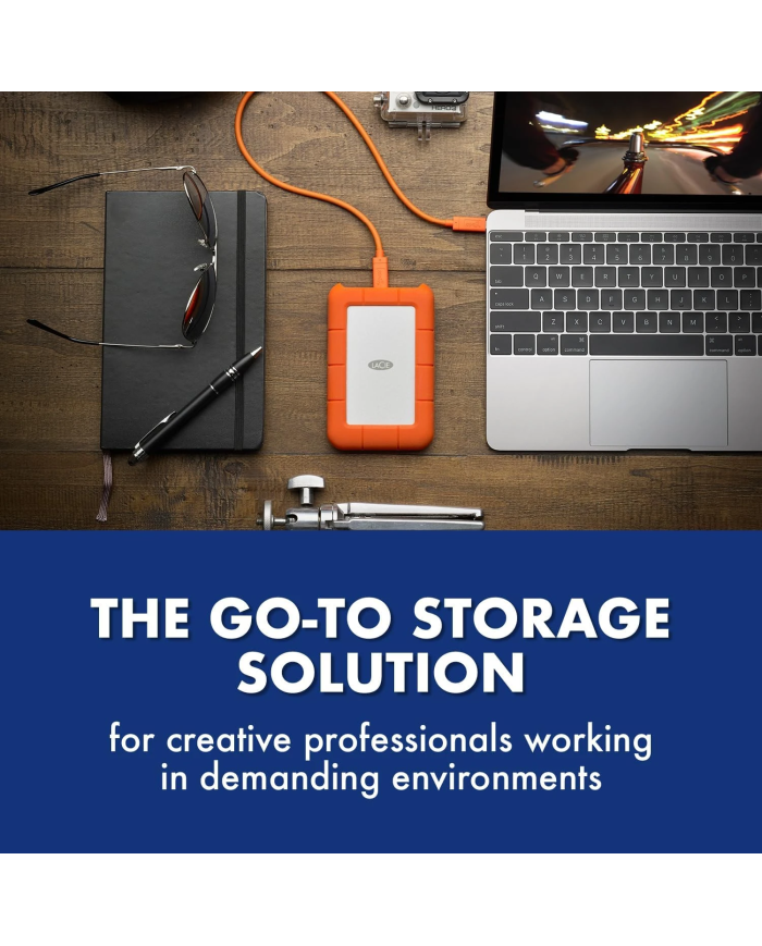 LaCie Rugged USB-C 2TB - HDD Externe Portable