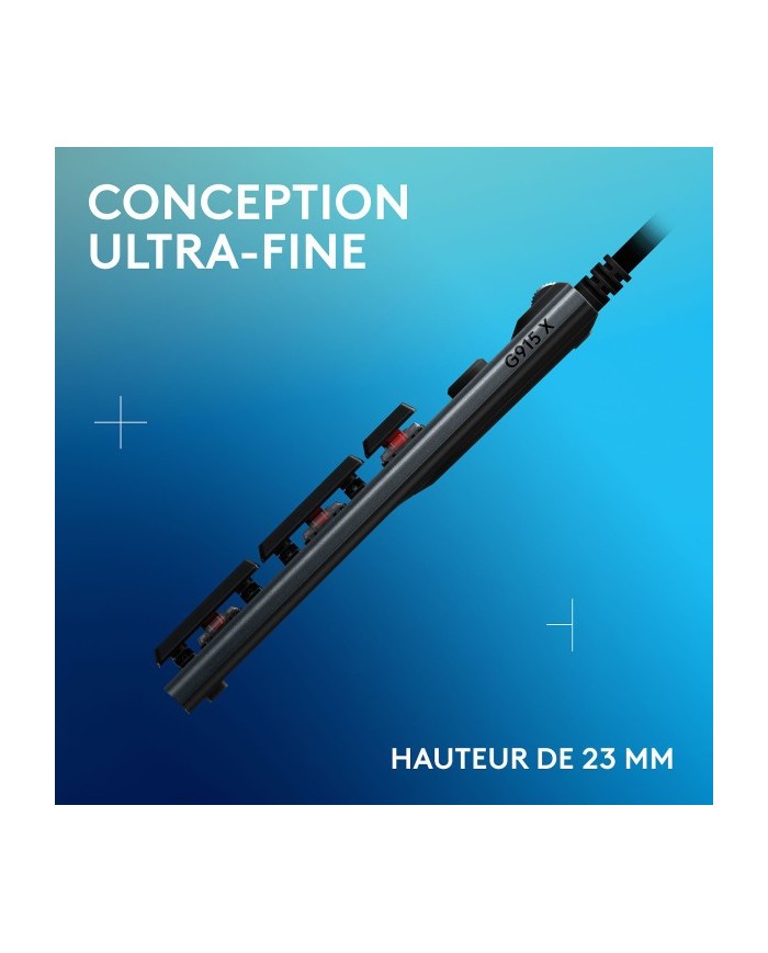 Logitech G G915 X LIGHTSPEED - Clavier Gamer Méca Low-Profile Tactile