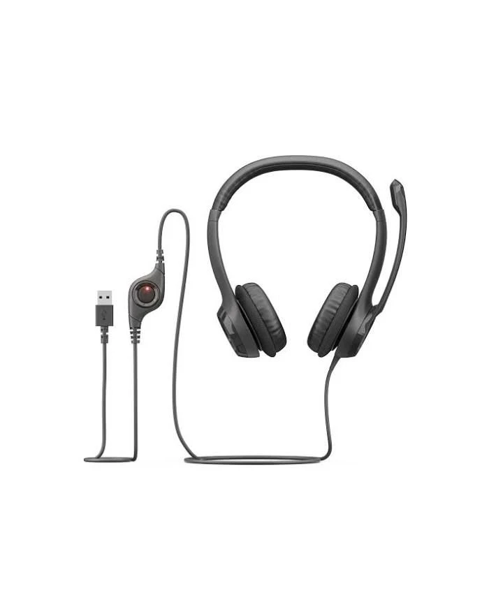 Logitech USB Headset H390 (Rose) - Micro-casque