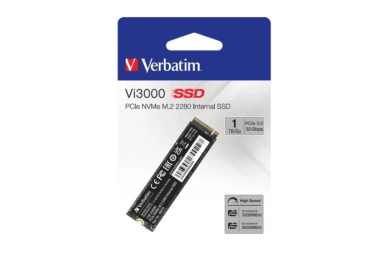 Verbatim Vi3000 - 1 To - NVMe PCIe Gen3x4 - 3100 Mo/s - Pc Gamer Casa