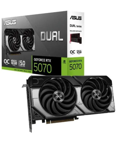 ASUS Dual GeForce RTX 5070 12GB GDDR7 OC Edition - CARTE GRAPHIQUES