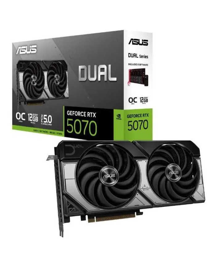 ASUS Dual GeForce RTX 5070 12GB GDDR7 OC Edition - CARTE GRAPHIQUES