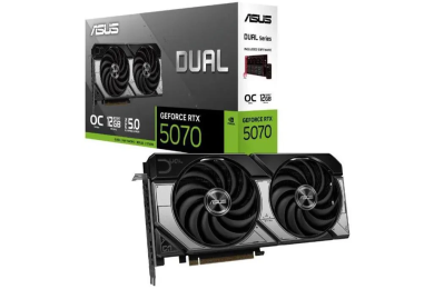 ASUS Dual GeForce RTX 5070 12GB GDDR7 OC Edition - CARTE GRAPHIQUES