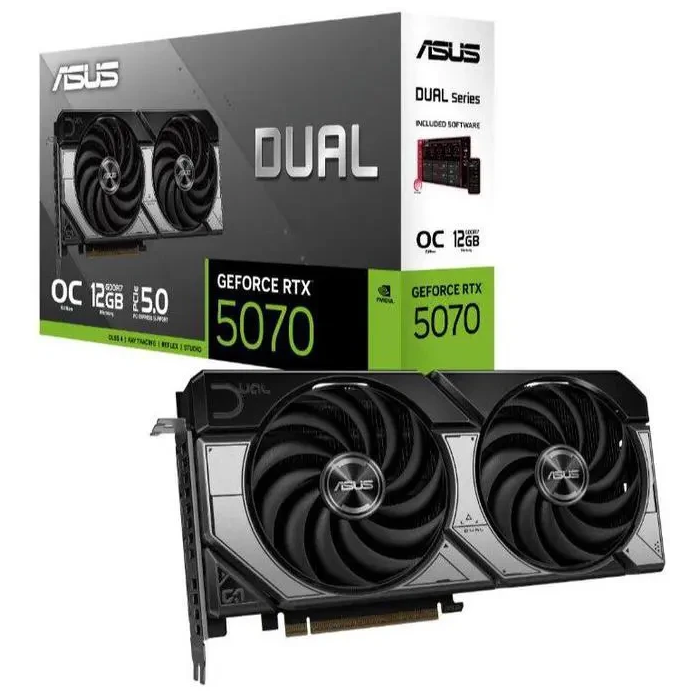 ASUS Dual GeForce RTX 5070 12GB GDDR7 OC Edition - CARTE GRAPHIQUES