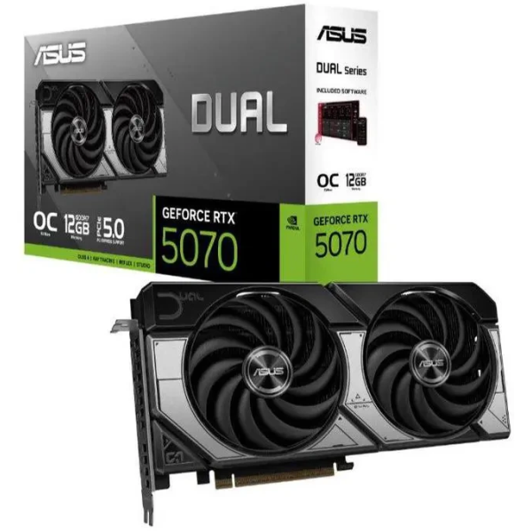 ASUS Dual GeForce RTX 5070 12GB GDDR7 OC Edition - CARTE GRAPHIQUES