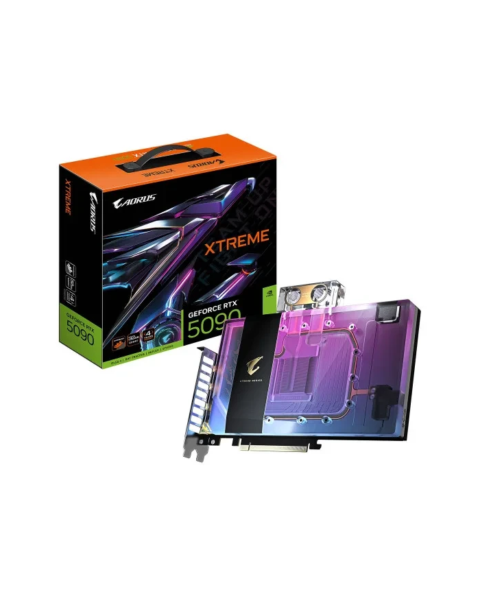 Gigabyte AORUS RTX 5090 XTREME WATERFORCE WB 32Go GDDR7 - Carte Graphique
