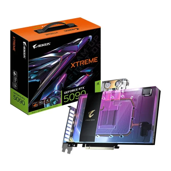Gigabyte AORUS RTX 5090 XTREME WATERFORCE WB 32Go GDDR7 - Carte Graphique