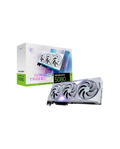 MSI GeForce RTX 5080 16G GAMING TRIO OC Blanc - 16 Go GDDR7 - DLSS 4
