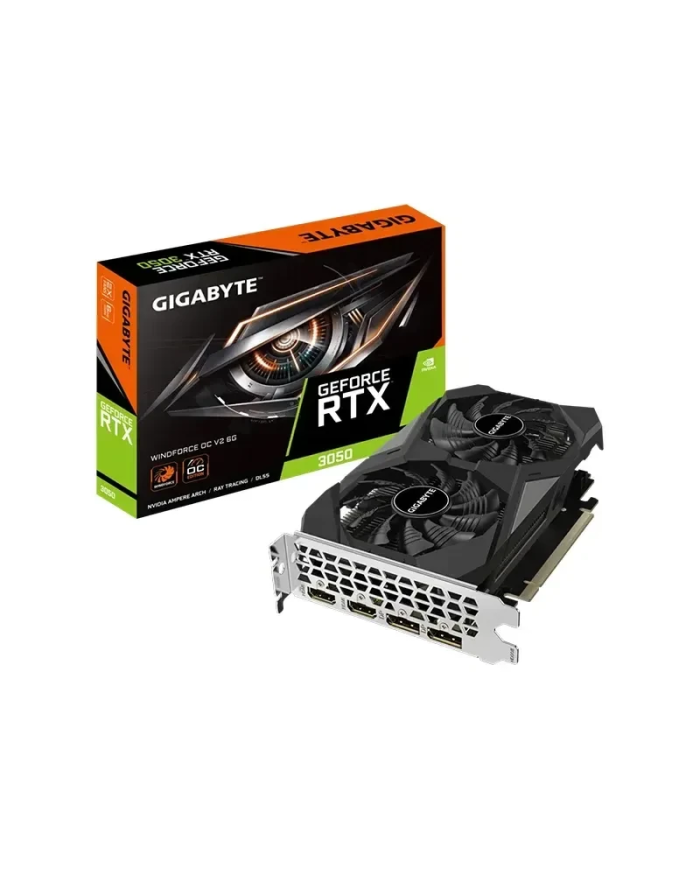 GIGABYTE RTX 3050 WINDFORCE OC V2 - 6 Go GDDR6 - Dual Fan OC