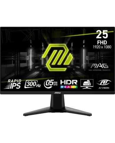 MSI MAG 255XF - 24.5" Rapid IPS - 300Hz - 0.5ms - Gaming