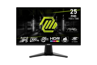 MSI MAG 255XF - 24.5" Rapid IPS - 300Hz - 0.5ms - Gaming