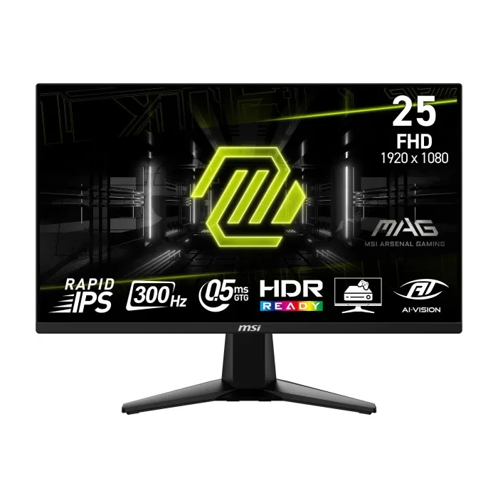 MSI MAG 255XF - 24.5" Rapid IPS - 300Hz - 0.5ms - Gaming