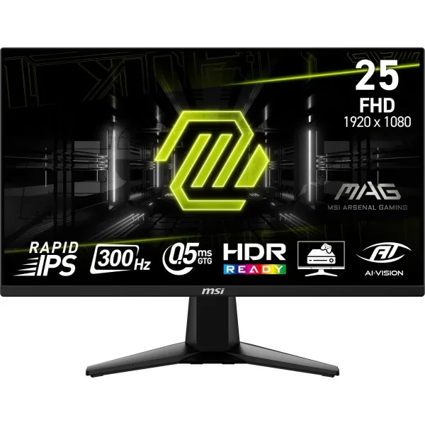 MSI MAG 255XF - 24.5" Rapid IPS - 300Hz - 0.5ms - Gaming
