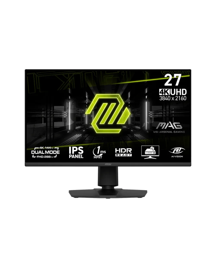 MSI MAG 275UPD E14 - 27" IPS - 4K UHD - 144Hz - Dual Mode 288Hz