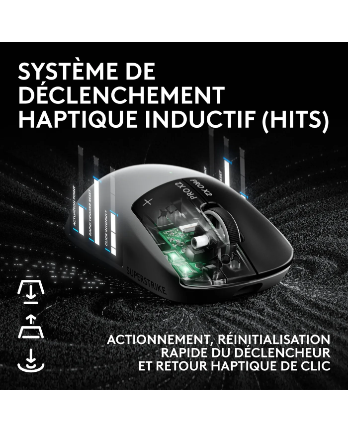 Logitech G Pro X2 Superstrike - Souris PC