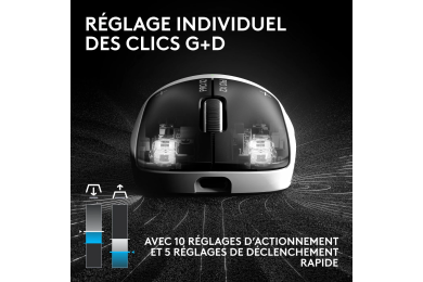 Logitech G Pro X2 Superstrike - Souris PC