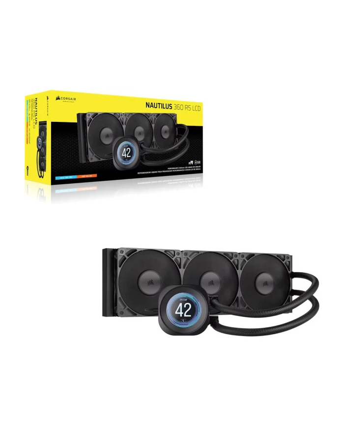 Corsair Nautilus 360 RS LCD Noir - Pc Gamer Casa